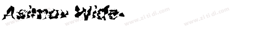 Asimov Wide字体转换